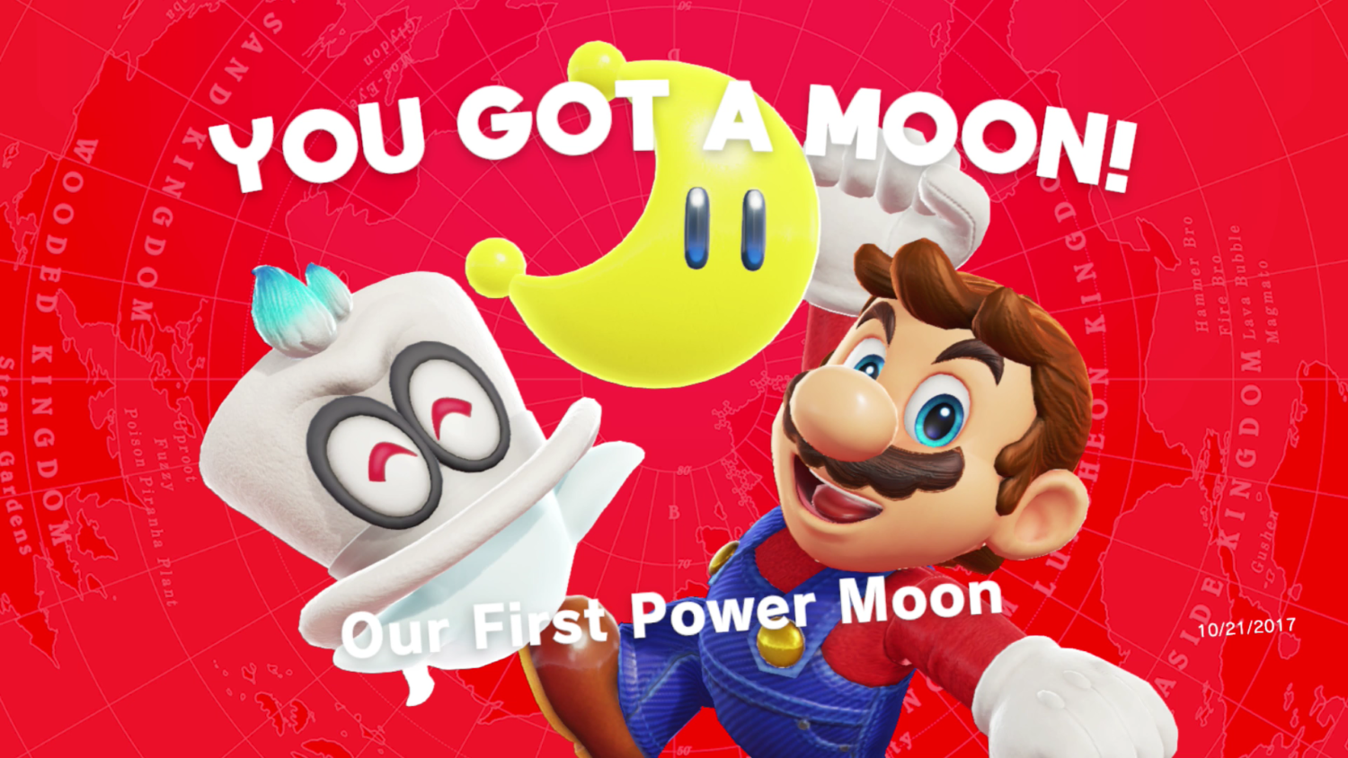 List Of All Kingdoms And Power Moons In Super Mario Odyssey